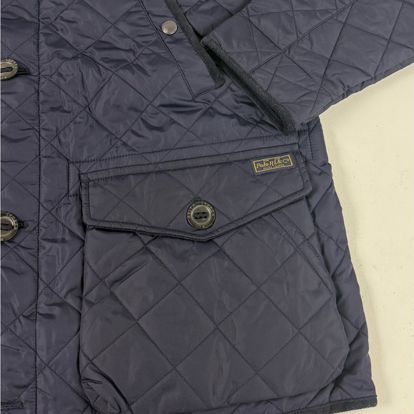 Polo Ralph Lauren Full Zip Quilted Car Coat Corduroy Collar Field Jacket NWT - Picture 4 of 13